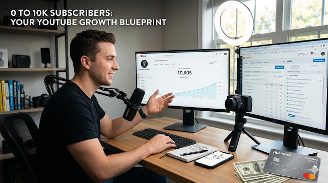 Grow a YouTube Channel to 10K Subscribers & Earn Money Online